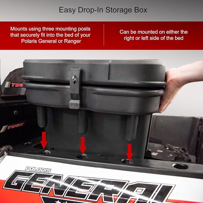 TUSK Bed Box 24L For POLARIS GENERAL 1000 Deluxe EPS 2022