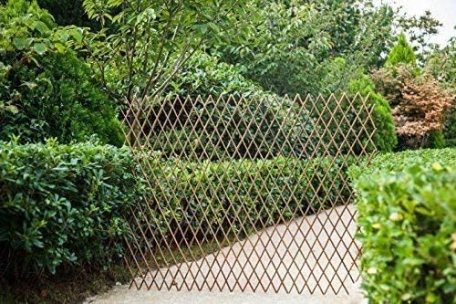 Nature Willow Trellis Expandable Plant Support Plant Climbing Lattices Trellis Willow Expandable Trellis Fence for Climbing Plants Support 36x92 Inch,Double Panel (2, Willow Wicker Fence)