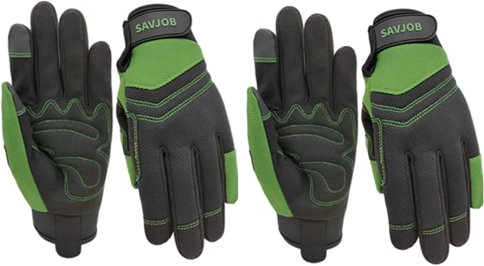 Safety Work Gloves for Men&Women,Utility Working Gloves,Mechanic Gloves,Yard Work Gloves,Performance Fit,Touchscreen