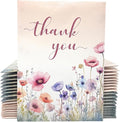 Thank You Wildflower Seed Packets for Guests - Party Favors for Wedding, Bridal Shower, Baby Shower or Sprinkle, Birthday - Gender Neutral - Already Filled - Pack of 20