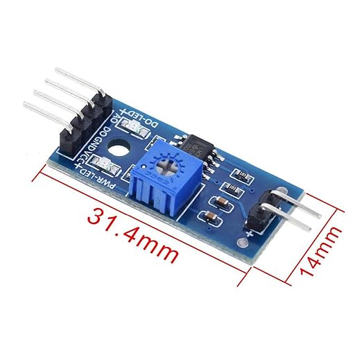 5 Pieces of LM393 3.3V-5V Soil Moisture Detection Sensor, Soil Humidity Sensor,Soil Hygrometer for Arduino Automatic Watering Systems,Robots, and Smart Cars