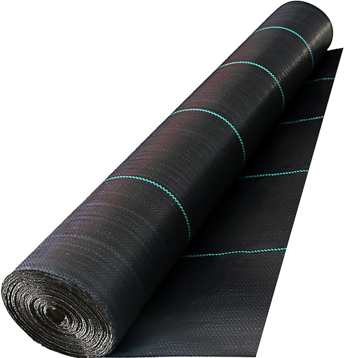 Happybuy Driveway Fabric, 13x60ft Commercial Grade Landscape Fabric, Garden Weed Barrier Fabric Heavy Duty, Geotextile Fabric Underlayment Gravel, Ground Cover Drainage Fabric, Weed Mat Cloth