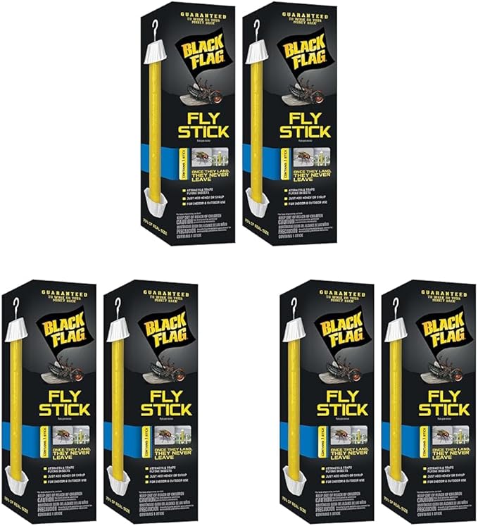 Black Flag Fly Stick, (Pack of 6)