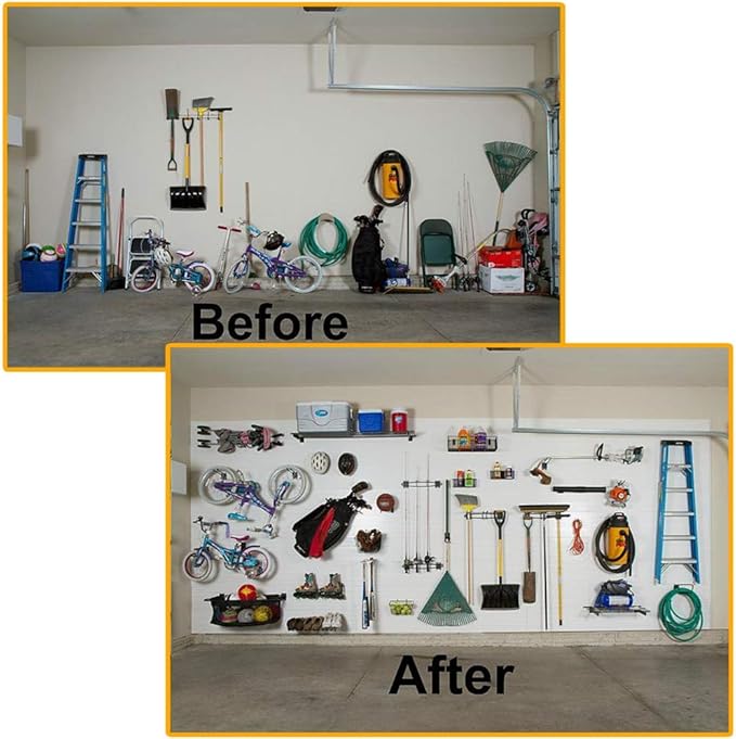 Slatwall Hooks Slatwall Accessories Utility Hooks Garage Storage Tool Organizer Large Heavy Duty Garage Panels Hooks for Ladders Bulk Items