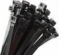 14 inch Black Zip Ties Heavy Duty 100 PACK, 200 LBS Ultra Exclusive Strong Plastic Wire Ties, Large Cable Ties Extra Long Tie Wraps, Indoor and Outdoor UV Resistant