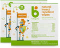Babyganics DEET Free Travel Size Insect Repellant Wipes | 30 Wipes (2 Packs of 15)