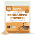 HANDPICK Fenugreek Powder (397g/14oz) Non GMO, Gluten Free, 100% Raw Methi Seeds, Sourced from India, For Cooking, Packed in Resealable Ziplock Pouch