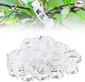 100 Pcs Reusable Plant Support Clips, 2026 New Secured Plastic Plant Support Garden Clip Climbing Vines Fixing Trellis Clip Climbing Tomato Grape Vegetables Plants Clips (100, White)