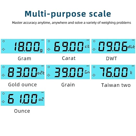 Soil PH Tester, 1000g/0.01g Electric Scales High Accuracy Portabl Digital LCD Balance Scale for Foods Gold Jewelry Tea Weighing Tools, Garden, Plant Cultivation