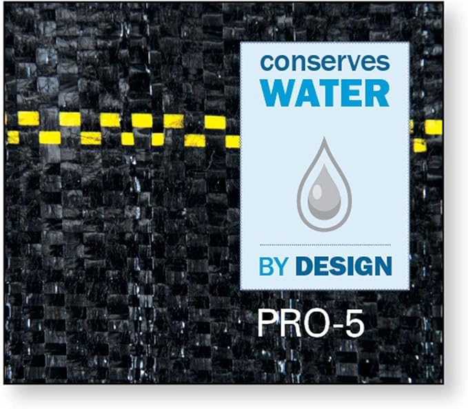 Dewitt 3-Pack Pro-5 Weed Barrier Fabric 5 oz, 6 x 250 Feet – Heavy-Duty Woven Landscape Ground Cover Mat for Raised Garden Bed, Greenhouse Gardening, Outdoor Landscaping, and Commercial Planting