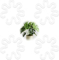 4Pcs Flower Shape Plant Stem Support, Plant Life Support Supplies Securing House Plant Accessories, Vertical Support for Plants Stem Supports Suitable for Indoor and Outdoor Various Types of Plants