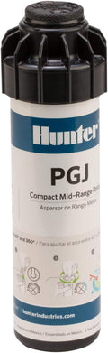 Hunter PGJ-04 ½" Rotor Sprinkler Head, 4" Pop-Up, Adjustable 40° to 360° Arc, 2.0 GPM Nozzle, Gear Driven, Water Efficient, High-Performance Lawn and Garden Irrigation System