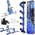 Swimming Pool Accessories Holder, Fence Hooks for Pool Equipment Organizer, Pool tool storage rack for Pool Skimmer Pole Hanger Pool Maintenance Vacuum hose Storage Pool Hooks for Poles