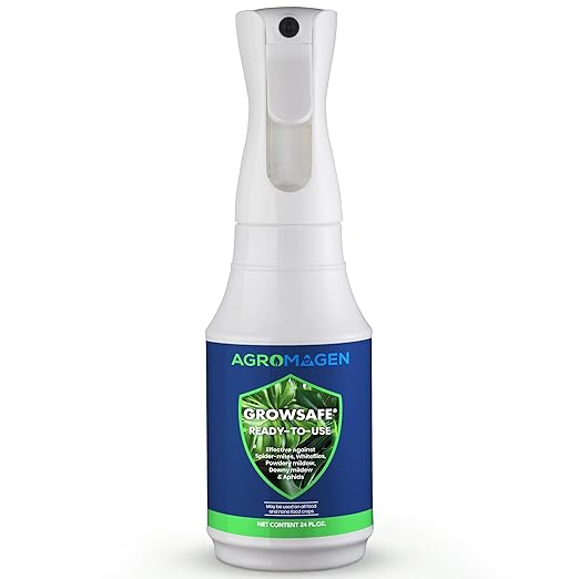 GrowSafe Bio-Pesticide, Organic and Natural Miticide, Fungicide and Insecticide (Ready-to-Use 24 fl.oz)