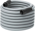 Flexzilla Colors SwivelGrip Garden Hose 5/8 in. x 100 ft., Lightweight All-Weather Water Hose, Durable and Flexible, Leak-Free Connections, Slate Grey