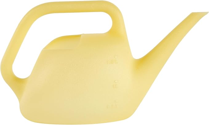 Bloem Translucent Watering Can: .4 Gallon (1.5 Liter), Goldfinch Yellow, Resin, Indoor and Outdoor Use