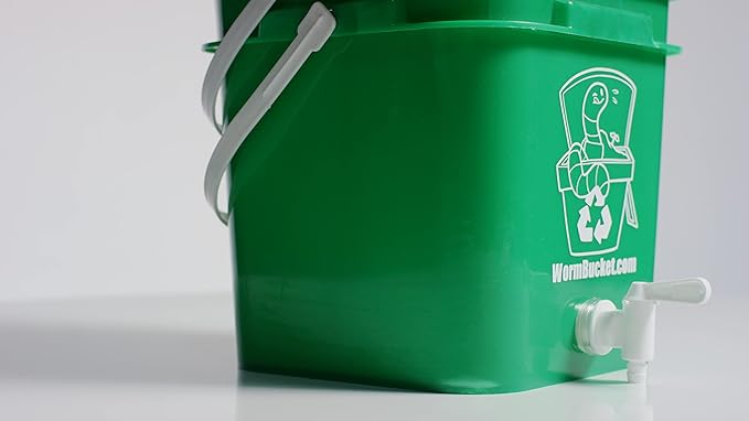 Worm Bucket Indoor Composting Starter Kit – Compact Worm Farm for Classrooms, Homeschool, and Apartments – STEM Project - Make Organic Worm Castings & Worm Tea