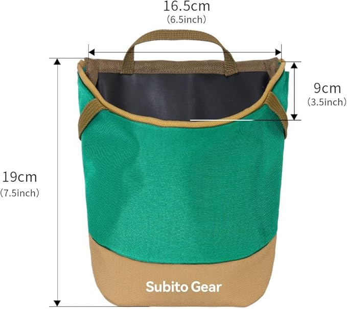 Gardening Outdoor Tool Storage Bag, Oxford Gardening Plant Tool Organizer Storage Carrier Store, Multi-Purpose Bag Home Use, Ideal for Tool Storage Solutions (Green)