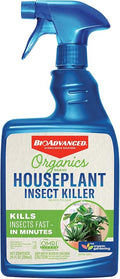 BioAdvanced Organics Brand Insect Killer for Houseplants, Ready-to-Use, 24 oz