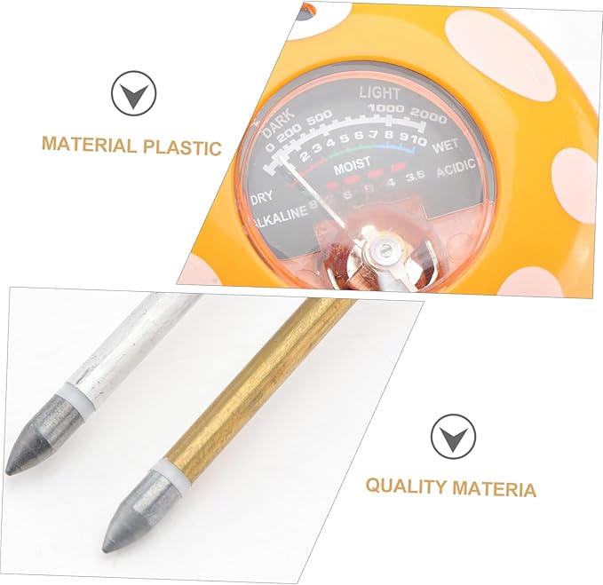 One Soil Ph Hygrometer for Plants Soil Testing No Battery Required Accurate Survey Instrument for Garden Flower Vegetable Shrub
