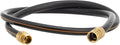 Giraffe Tools Garden Hose 5/8" Custom Length, No Kink, Flexible, Leakproof Water Hose, 600 Burst PSI, 6ft Male Female Fittings,Black Orange