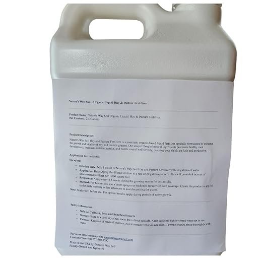 Nature’s Way Soil Hay, Pasture & Lawn Fertilizer – 1 & 2.5 Gallon Organic Liquid Soil Conditioner for Grass, Turf & Forage | Pet-Safe | Microbial Nitrogen Blend | 2.5 Gallons