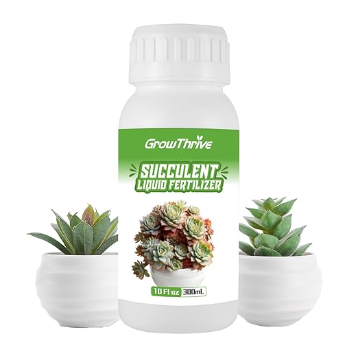 Succulent Liquid Fertilizer 10oz – Organic Plant Food for All Succulents & Cacti, Natural Probiotic Formula, Root & Leaf Growth Booster, Easy to Use 1:400 Concentrate, Odor-Free