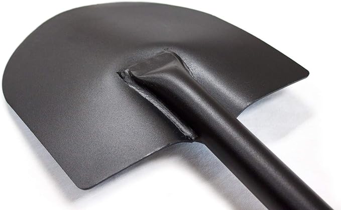 Bully Tools 12-Gauge Caprock/Pony Shovel - Heavy-Duty Steel Head, Long Fiberglass Handle, Landscaping Shovel with Easy Grip, Durable Design for Tough Soil Digging and Planting - 100% Made in USA