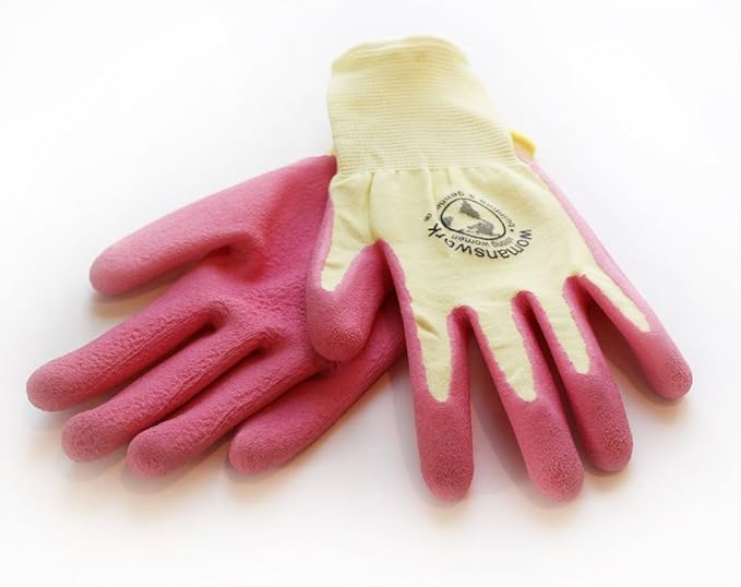 Womanswork Weeding Glove, Pink, Medium