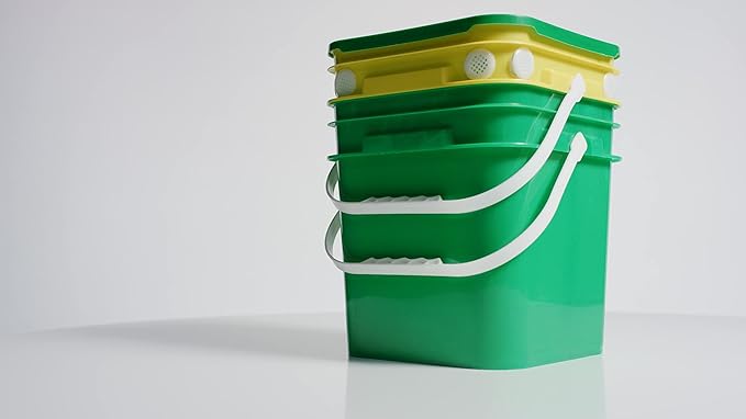 Worm Bucket Indoor Composting Starter Kit – Compact Worm Farm for Classrooms, Homeschool, and Apartments – STEM Project - Make Organic Worm Castings & Worm Tea