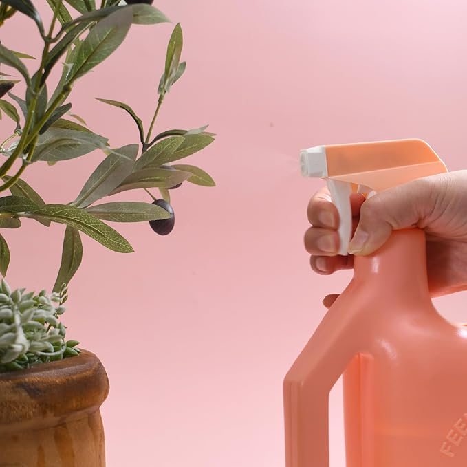 PETAL & FLOW Spray Sprinkler 2-in-1 Watering Can & Plant Mister Spray Bottle for Indoor & Outdoor Plants(Apricot Pink)
