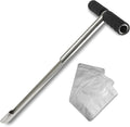 Soil Probe with Small Soil Sampler Bags. 20" Soil Sample Probe Rod. Patent Pending Ground Probe Design for Tidy Strata in Soil Test Sampling.