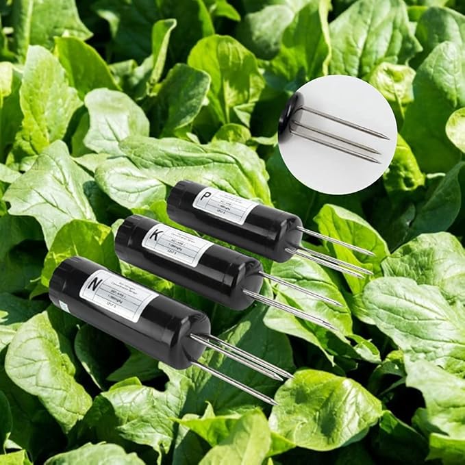 Zerodis Soil Tester, NPK Meter Sensor Digital Soil Test Kit with Carry Box Intelligent Nutrient Fertilizer Detector for Garden Lawn Farm