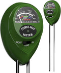 2023 Upgraded Soil pH Meter 3-in-1 Soil Tester Moisture, Light, pH, Meter Tool for Garden, Farm, Plant, Lawn Care, Water Soil, Soil Hygrometer Sensor for Gardening, Test Kit for Garden