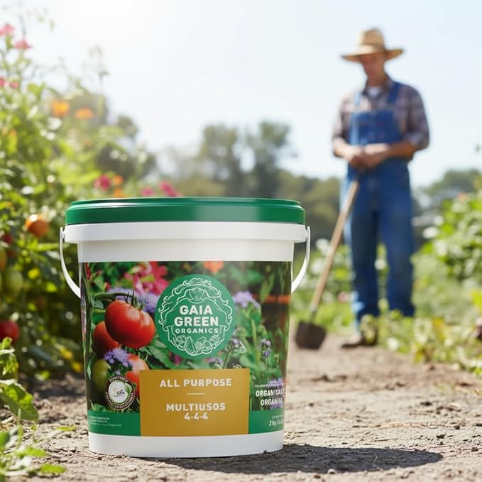 GAIA GREEN All-Purpose Soil Supplement for Resilient Crop Growth Ideal for Household Plants, Urban Gardens, Lawns, and Greenhouses, 2 Kilos
