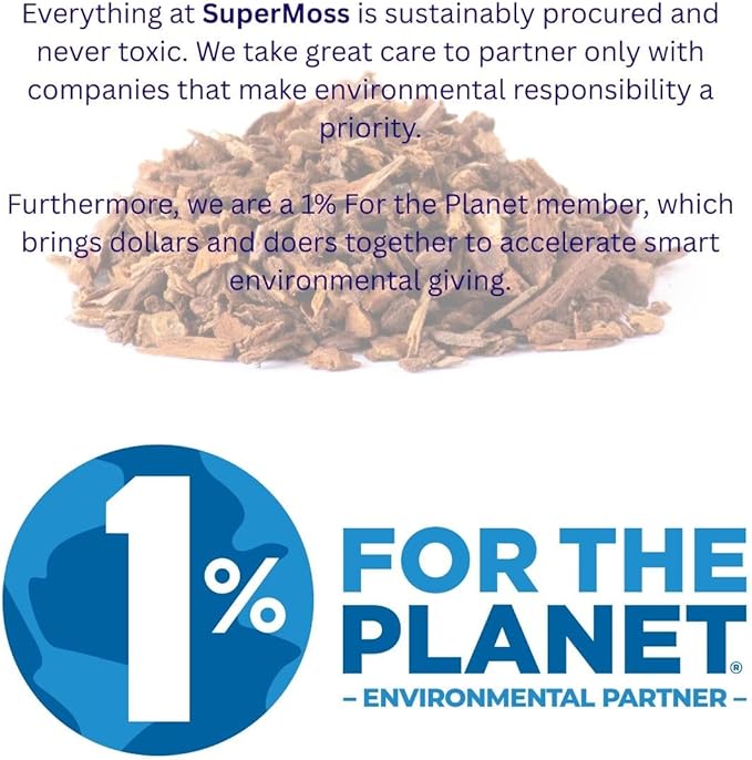 SuperMoss (23108) Orchid Potting Bark, 100% Natural White Fir Bark, 1/4", 2qt