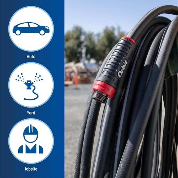 Orbit Pro POLYFUSION Heavy Duty Water Hose (50-Foot x 5/8-Inch)