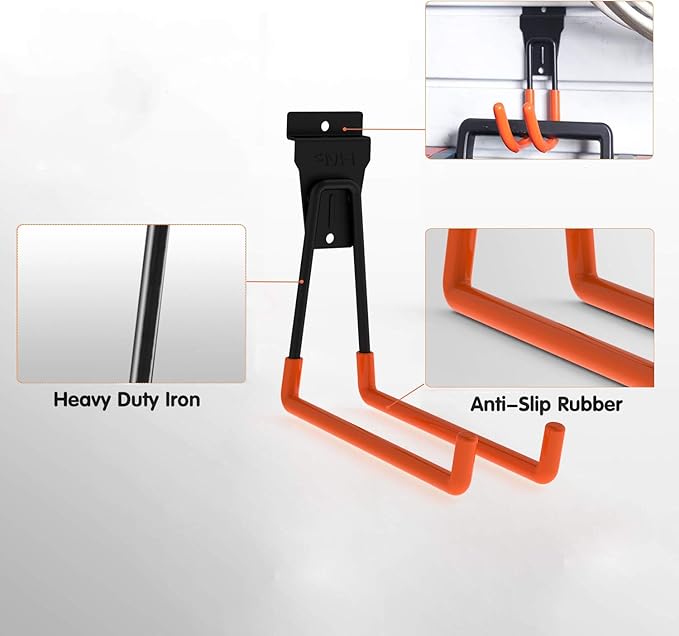 Slatwall Hooks Slatwall Accessories Utility Hooks Garage Storage Tool Organizer Large Heavy Duty Garage Panels Hooks for Ladders Bulk Items