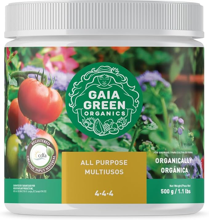 Gaia Green Combo - Power Bloom 2-8-4 500g, All Purpose 4-4-4 500g, & Worm Casting 2L
