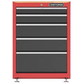 CRAFTSMAN Garage Storage Cabinet, Metal, Freestanding, 5-Drawers (CMST22602RB)
