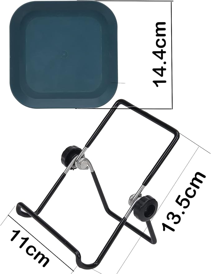 Lulonpon 2 Pieces Sprouting Stands, 304 Stainless Steel Sprouting Stands with Tray for Sprouting Jar, Sprouting, Sprouting Seeds, Sprouting Kit
