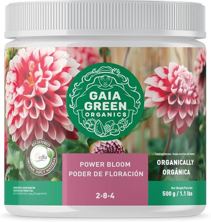 Gaia Green Combo - Power Bloom 2-8-4 500g, All Purpose 4-4-4 500g, & Worm Casting 2L