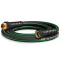 Heavy Duty Garden Hose 5ft, NON-EXPANDABLE Flexible Water Hose, Kink Resistant Lightweight Hybrid Hose, Leakproof Hose Male to Female Fittings