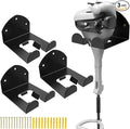 (3 Pack) Garage Organizer Trimmer Rack, Wall Mount Garden Power Tool Hanger Weed Holder,Weed Wacker Wall Rack Garage Tool Organizer for Grass Trimmer, Hedge Trimmer,Garage Tool