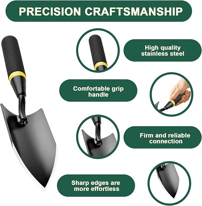 Weeder Tool for Weeding, Heavy Duty Gardening Hand Tool with Ergonomic Handle and Hanging Hole for Storage.