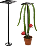 1 Pcs Dragon Fruit Trellis for Climbing Plants, Adjustable Metal Plant Trellis, Outdoor & Indoor Garden Trellis for Potted Plants, Vertical Support for Dragon Fruit, Cactus - Easy Assembly (1 Pack)