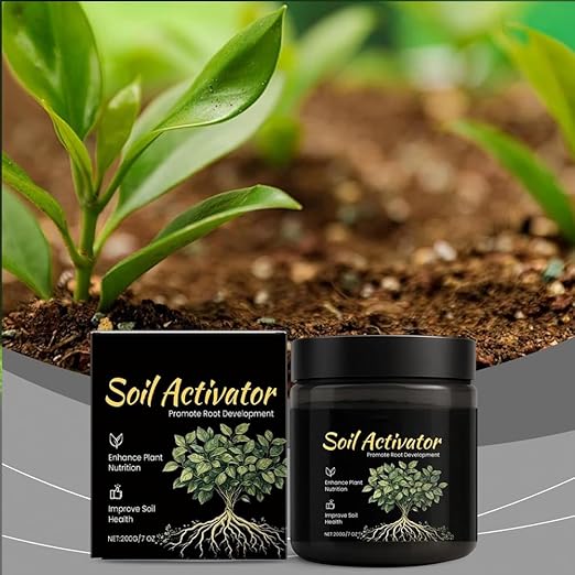 Soil Activator Black Water, Soil Pro Activator for Plants, Concentrated Soil Revitalizer for Lawn, Garden, Vegetables & Indoor Outdoor Plants (2 PC)