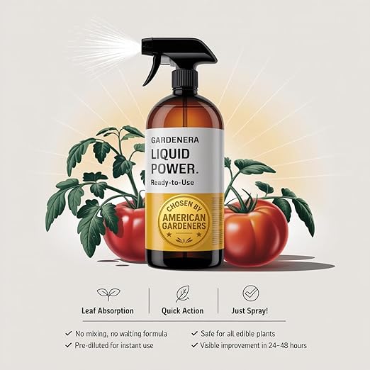 Liquid Power Leafy Greens Fertilizer Spray – Ready-to-Use Liquid Plant Food Mist for Leafy Greens – Easy Application – Fast-Acting Formula for Growth, Roots & Yield – Indoor & Outdoor Use – 8 oz