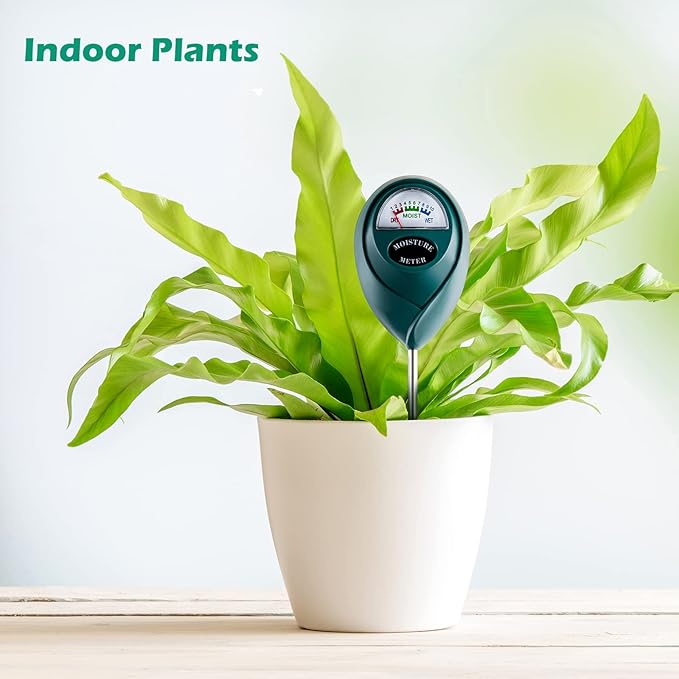 Tennedriv Green 2 Pack Soil Moisture Meter for House Plants, Plant Water Meter,Plant Moisture Meter for House Plants and Outdoor Plants, No Batteries Required