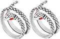 Namifin Crochet Ring for Fingure Adjustable Crochet Tension Ring Yarn Tension Rings Easy Crocheting Crochet Accessories Mother Grandma Thanksgiving Presents